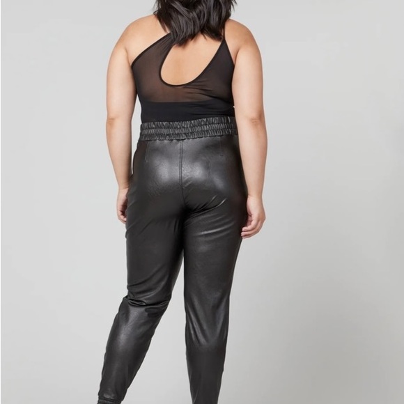 Spanx Leather Like Joggers - Picture 5 of 12